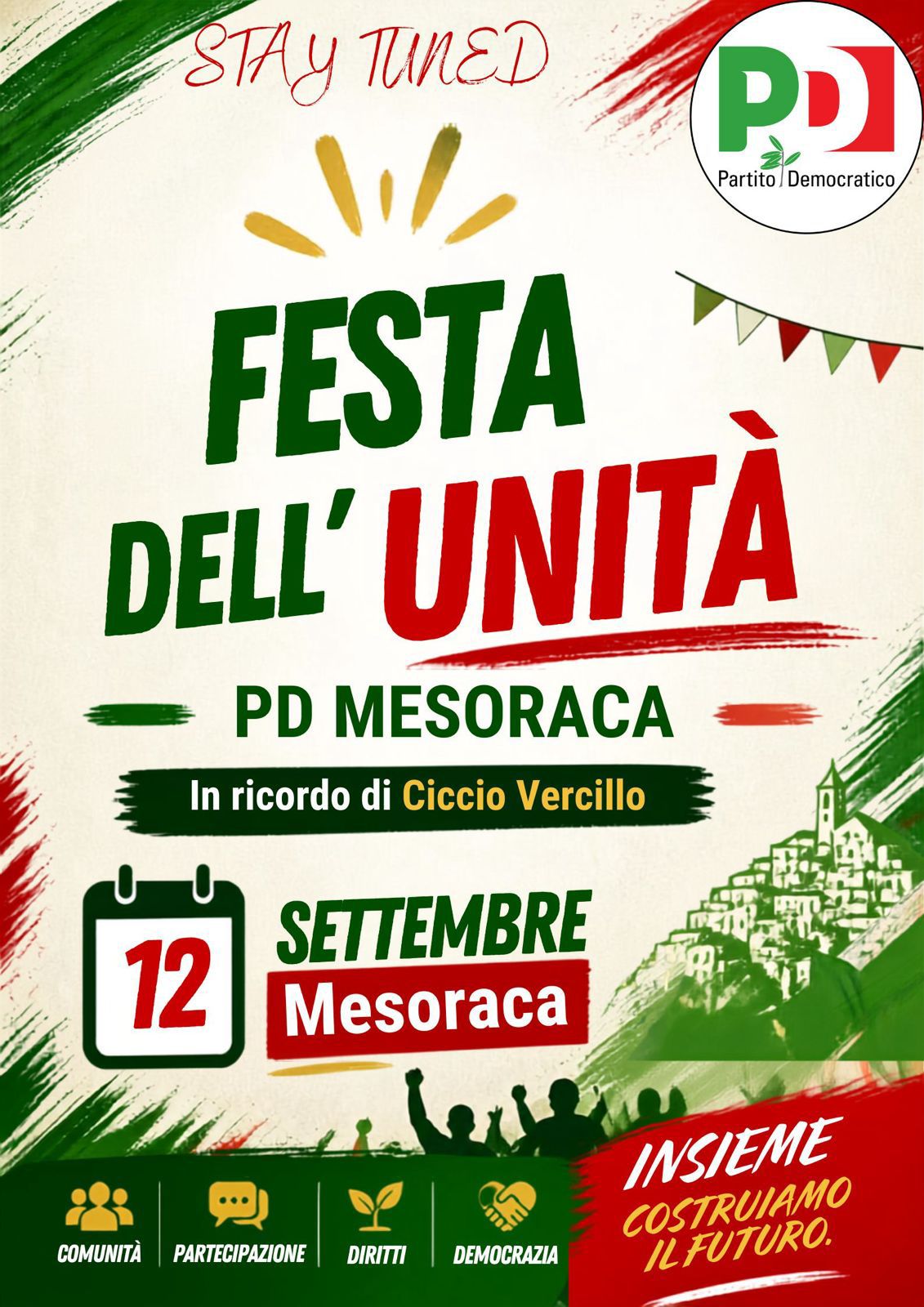 locandina Festa Unità Mesoraca