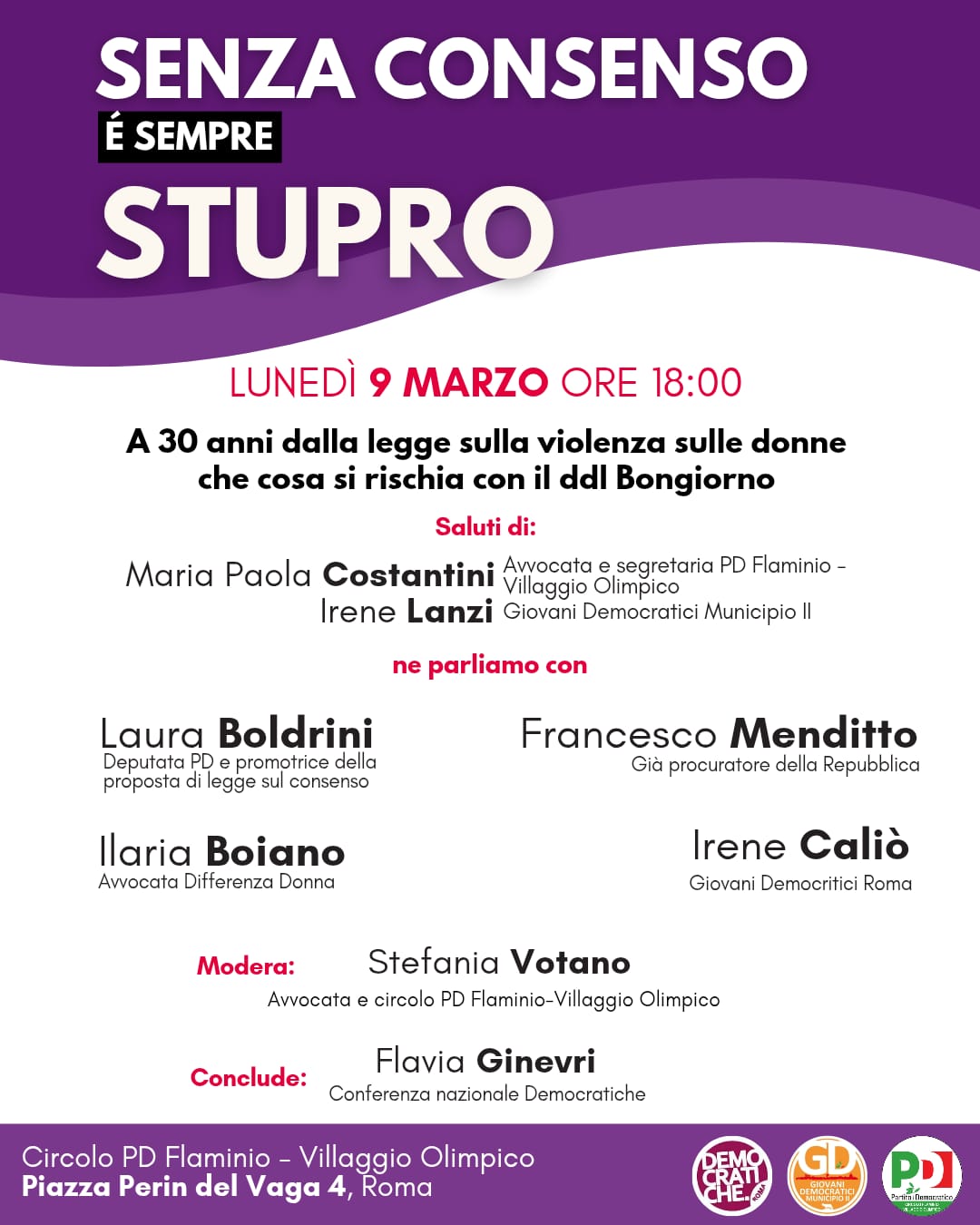 Senza consenso è sempre stupro