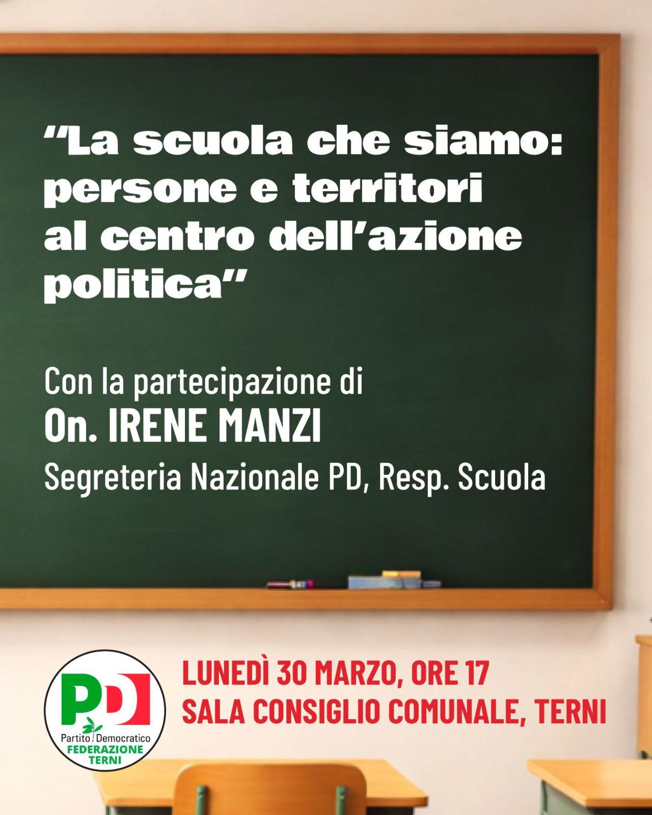 La scuola che siamo: persone e territori al centro dell'azione politica