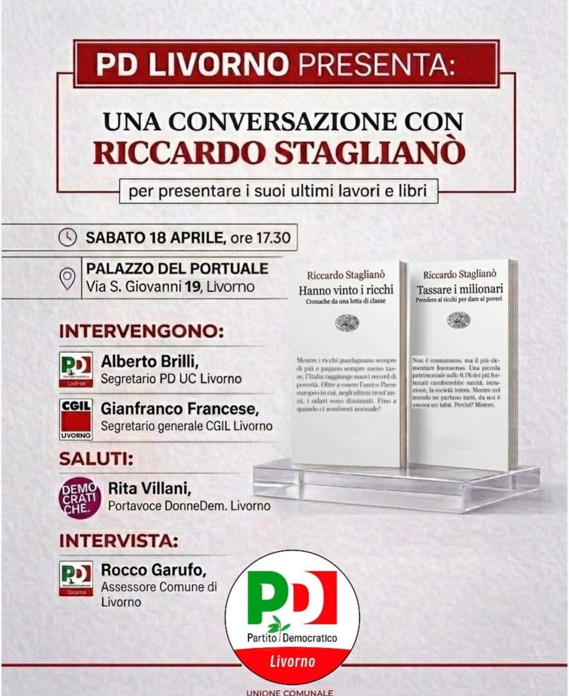 Una conversazione con Roberto Staglianó