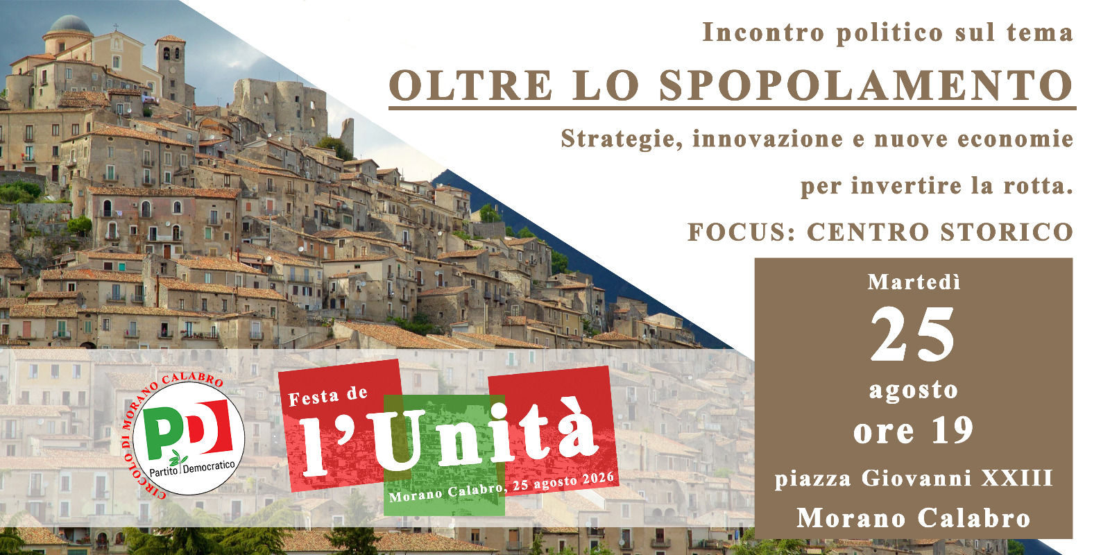 Oltre lo spopolamento