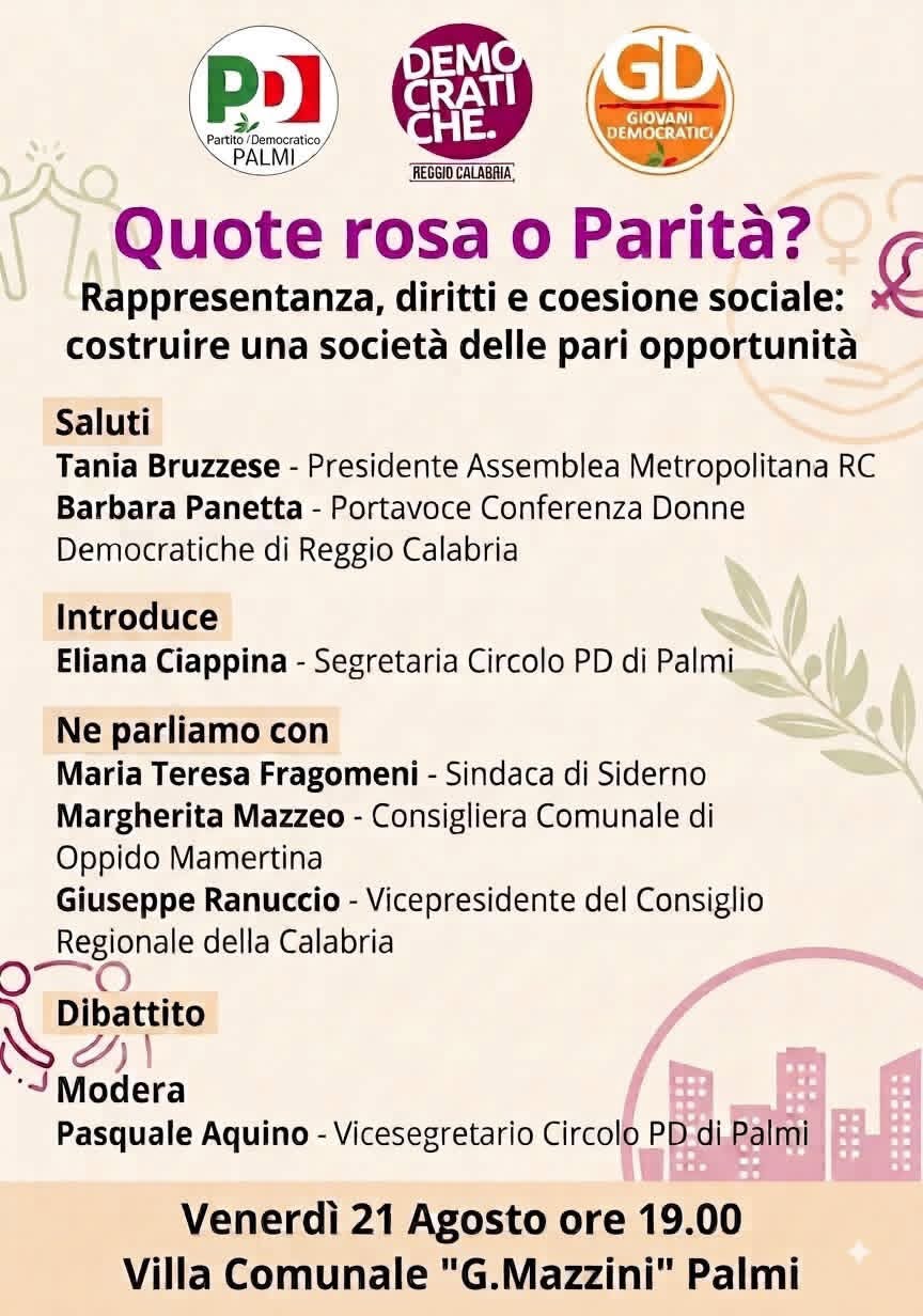 Quote rosa o parità?