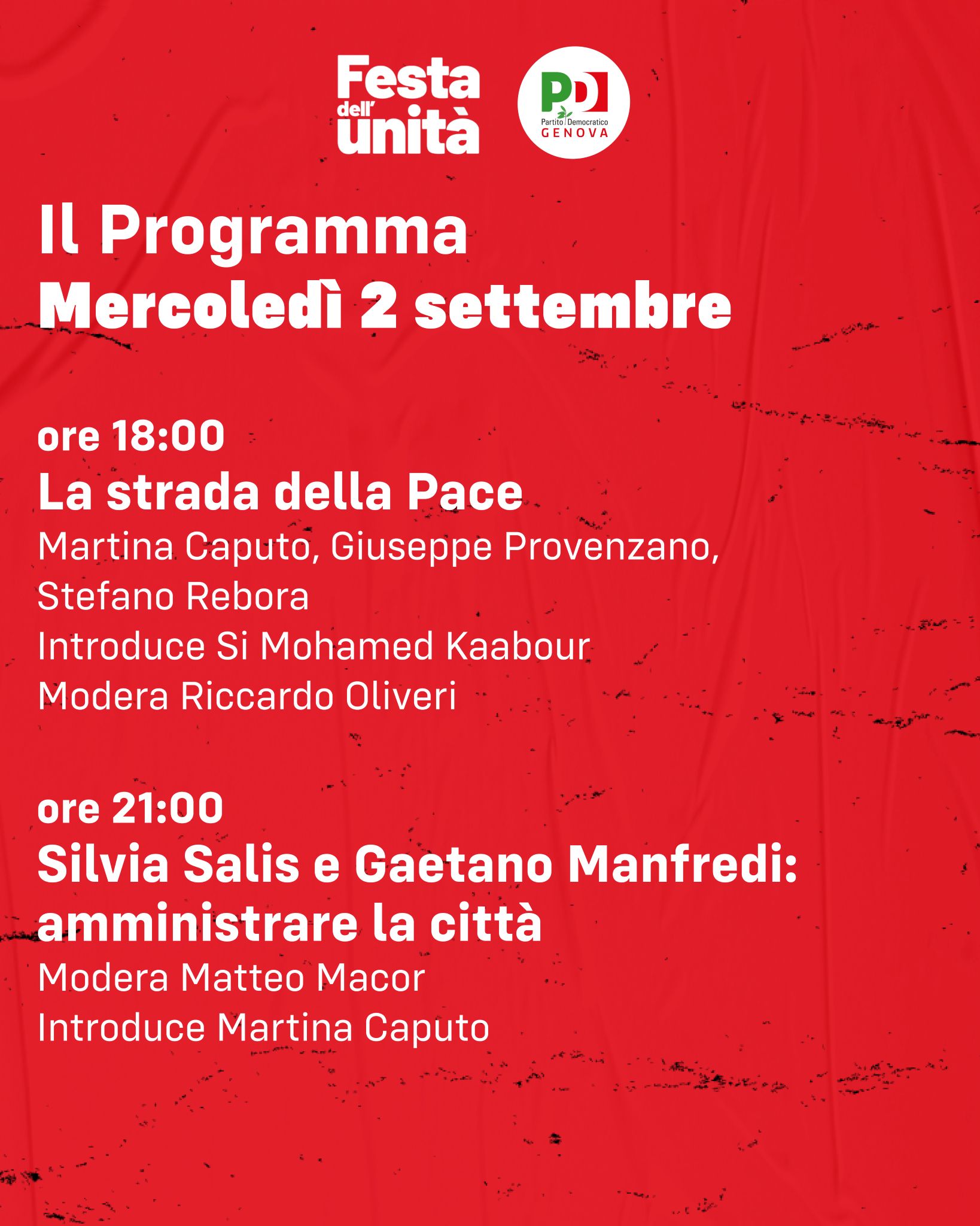 Silvia Salis e Gaetano Manfredi: amministrare la città