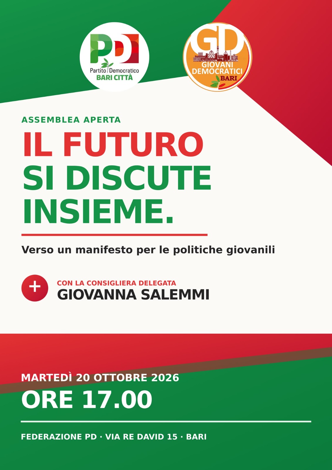 Il futuro si discute insieme